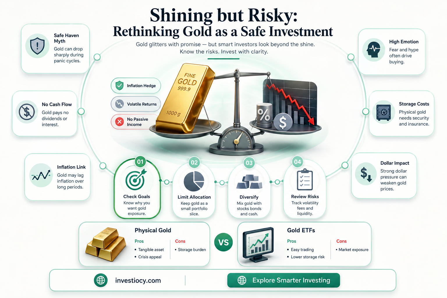 why gold is a bad investment