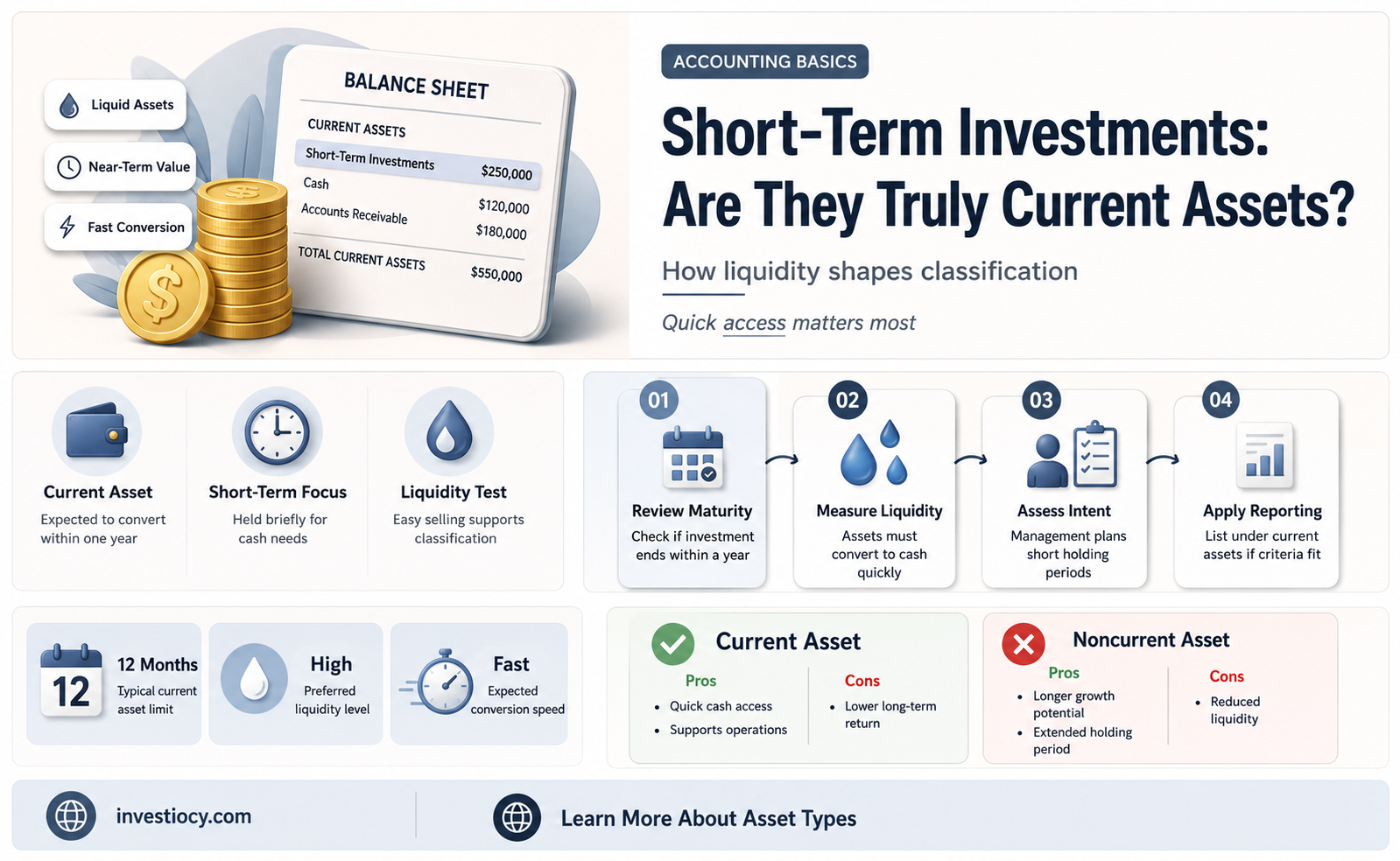 is short term investment a current asset