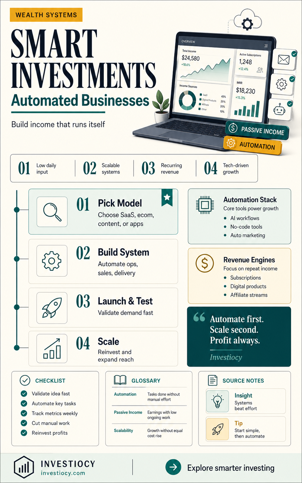 how to invest in automated business