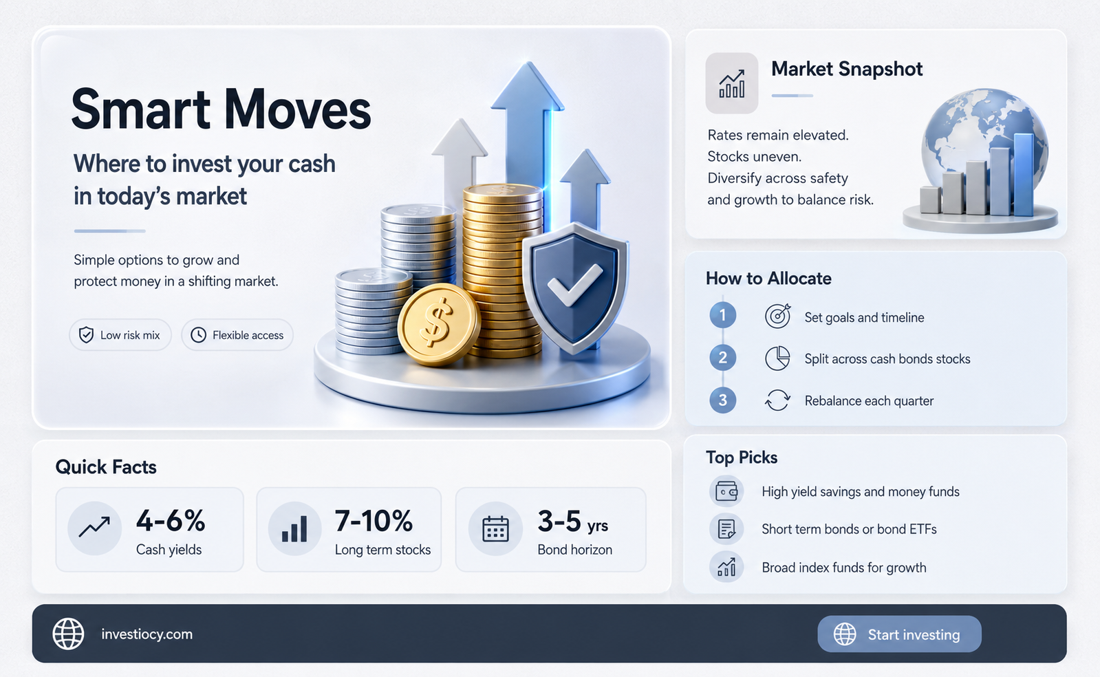 where to invest cash now