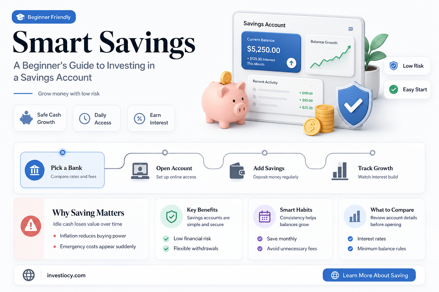 how to invest in a savings accounu