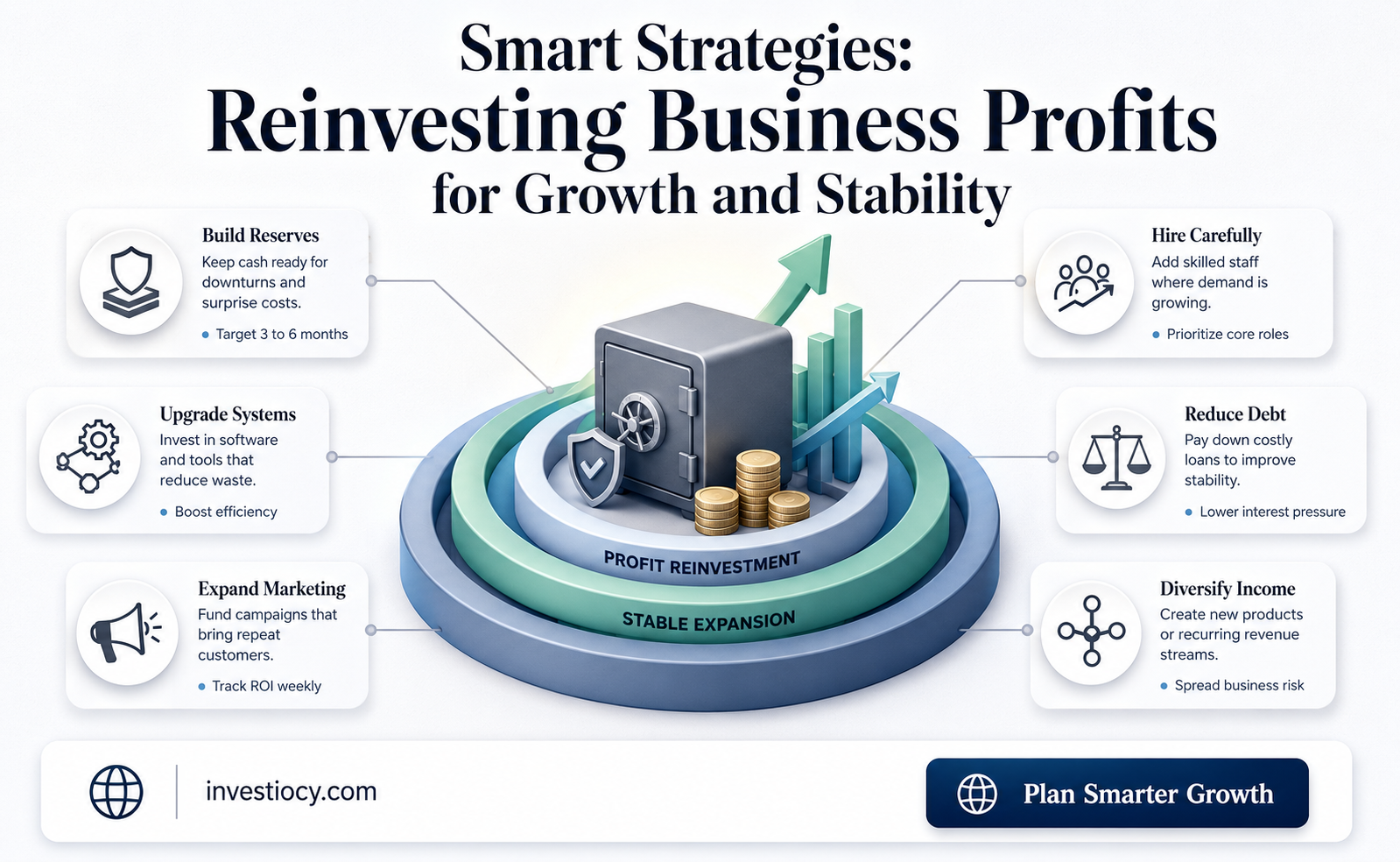how to invest business profits