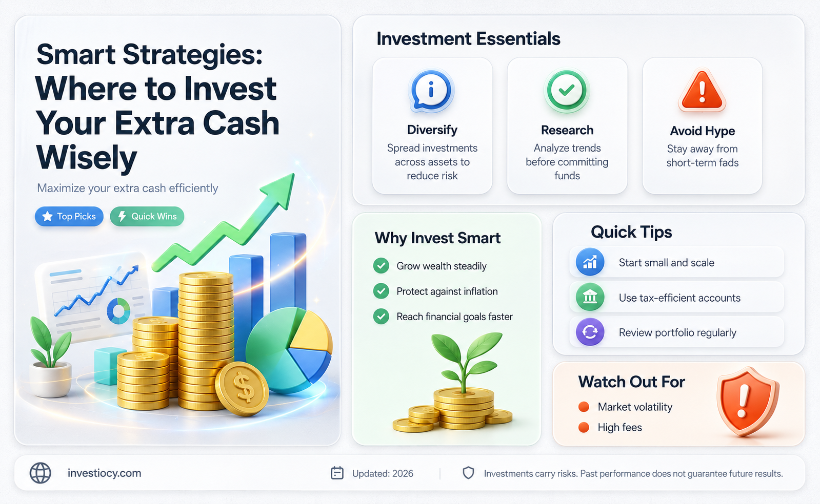where to invest extra cash