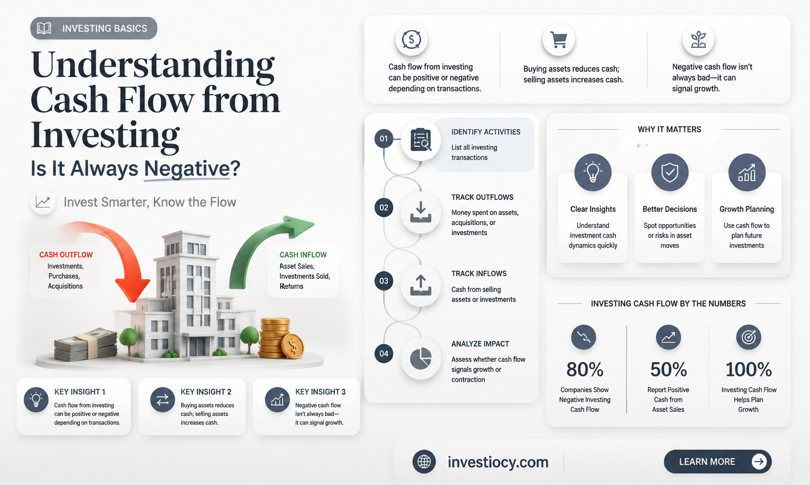 are cash flow from investing negative