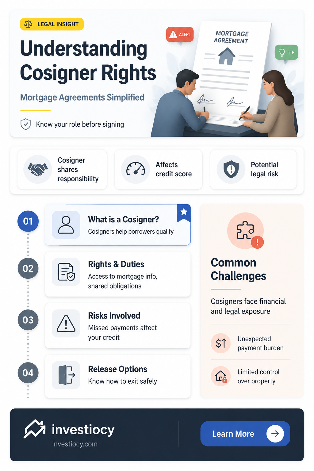does a cosigner on a mortgage have any rights