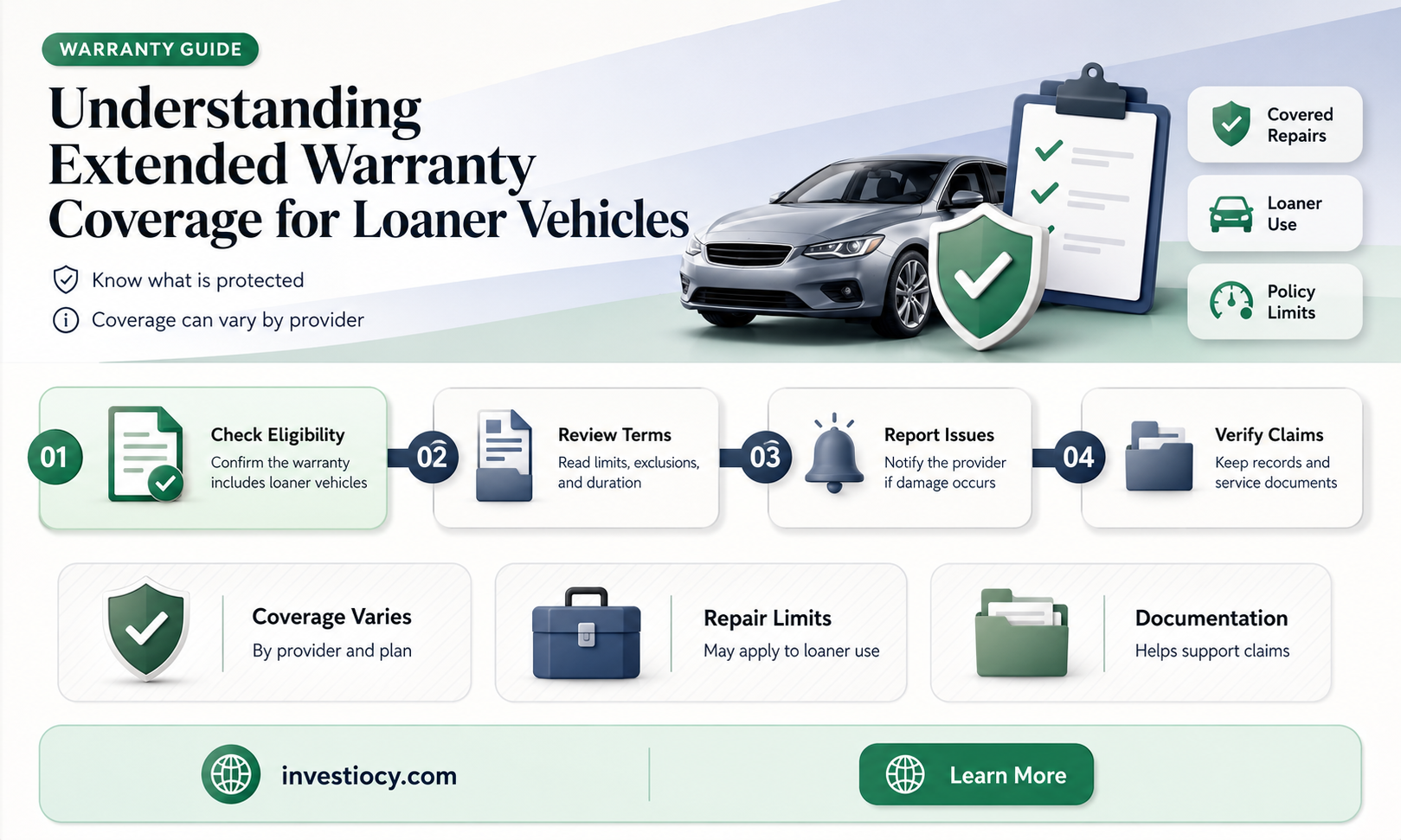 does extended warranty cover a loaner vehicle