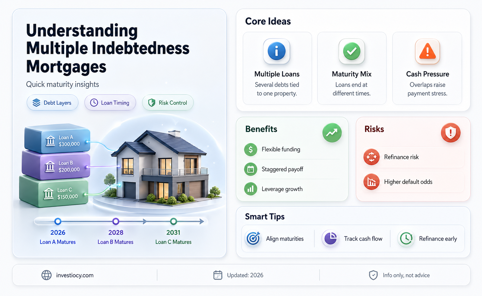 does a multiple indebtedness mortgage ever reach maturity