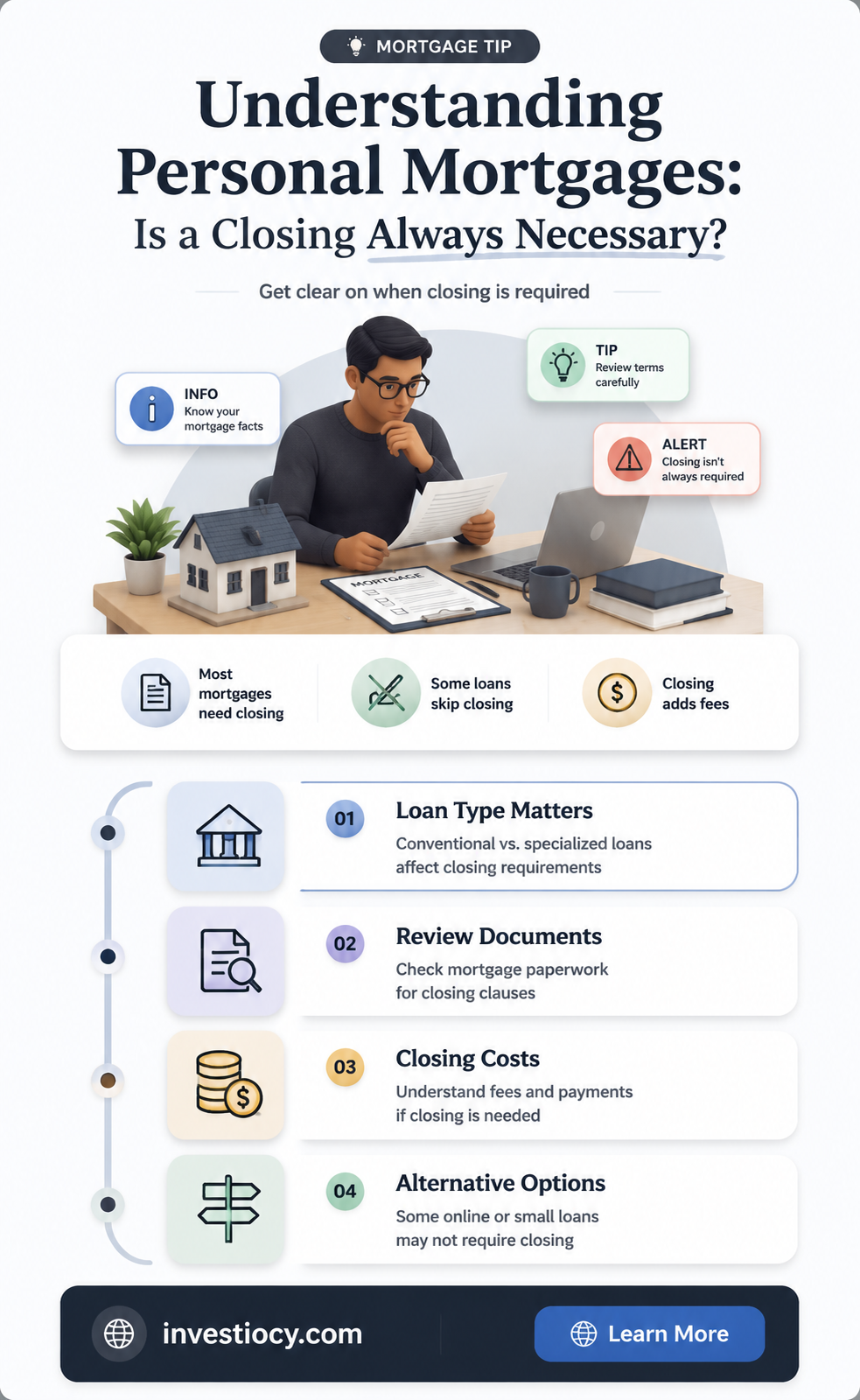 does a personal mortgage require a closing