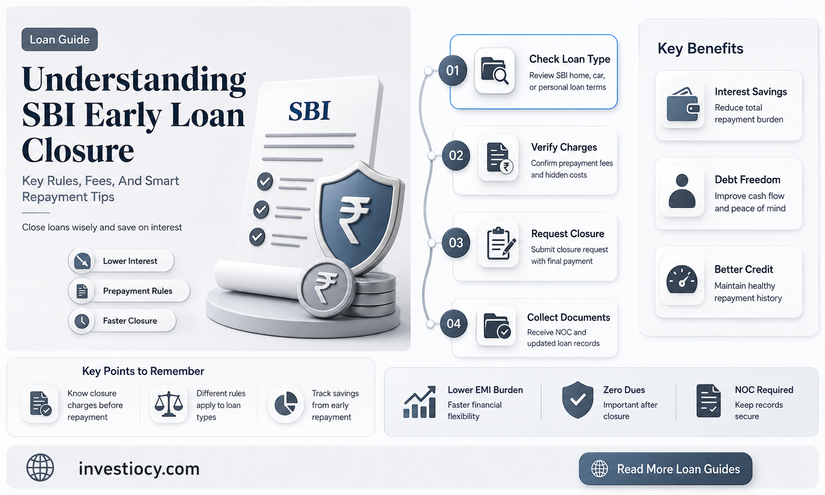 does sbi charge for early loan closure
