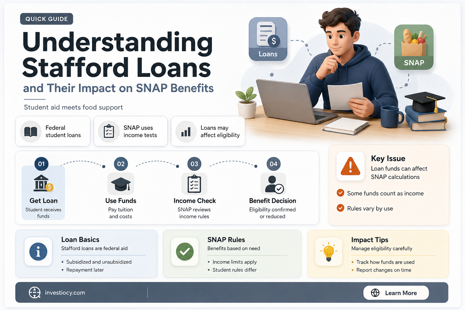 does the stafford loan affect snap benefits