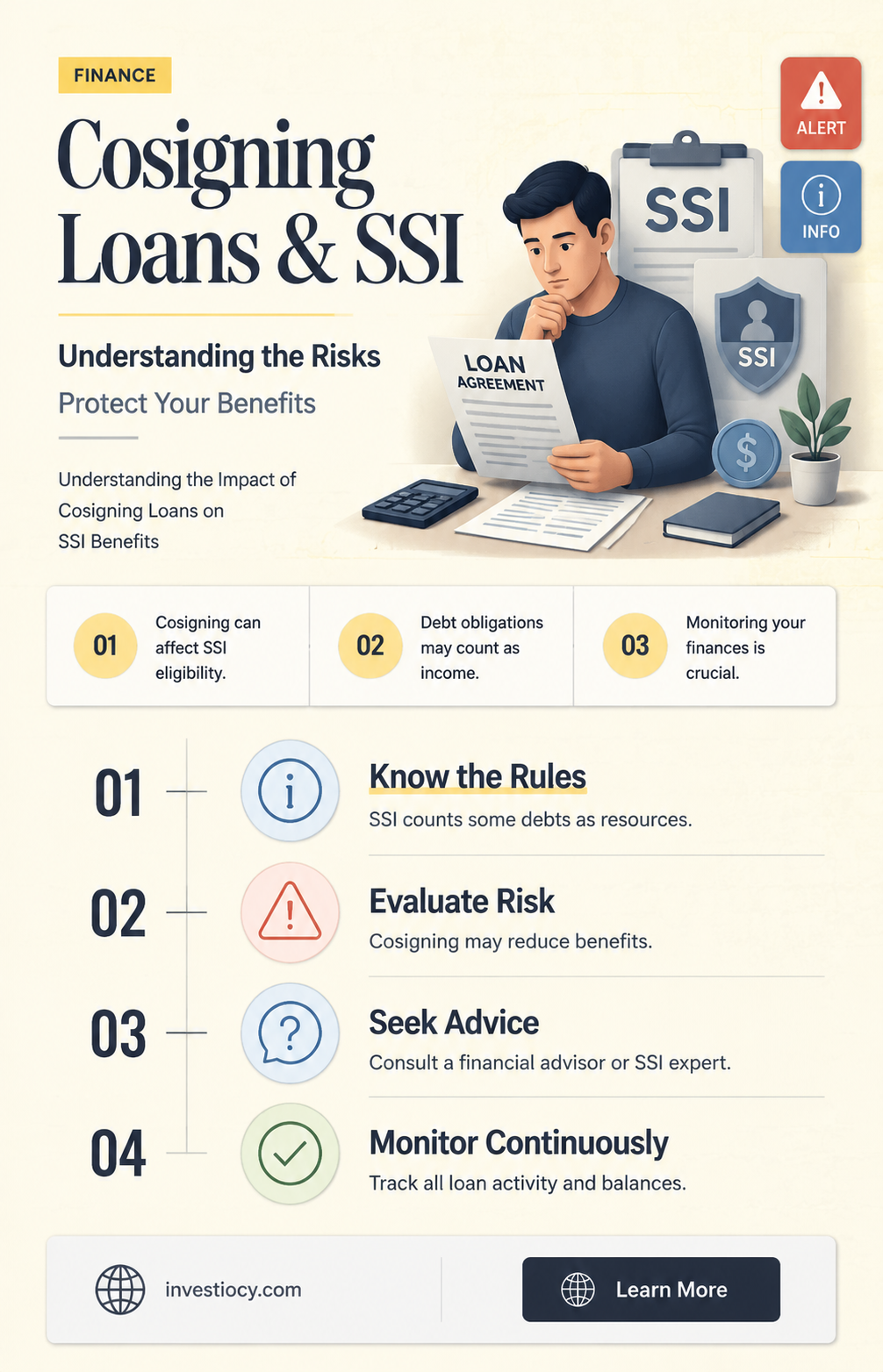 does cosigning for a loan affect ssi benefits