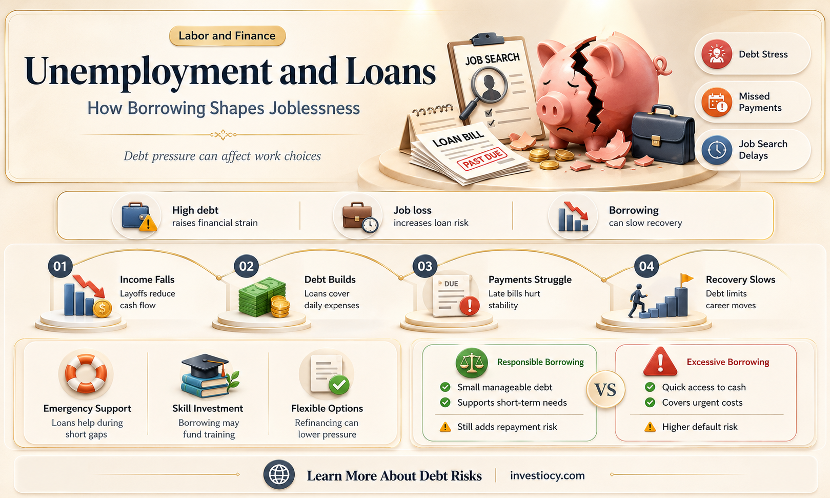 does taking out a loan affect unemployment