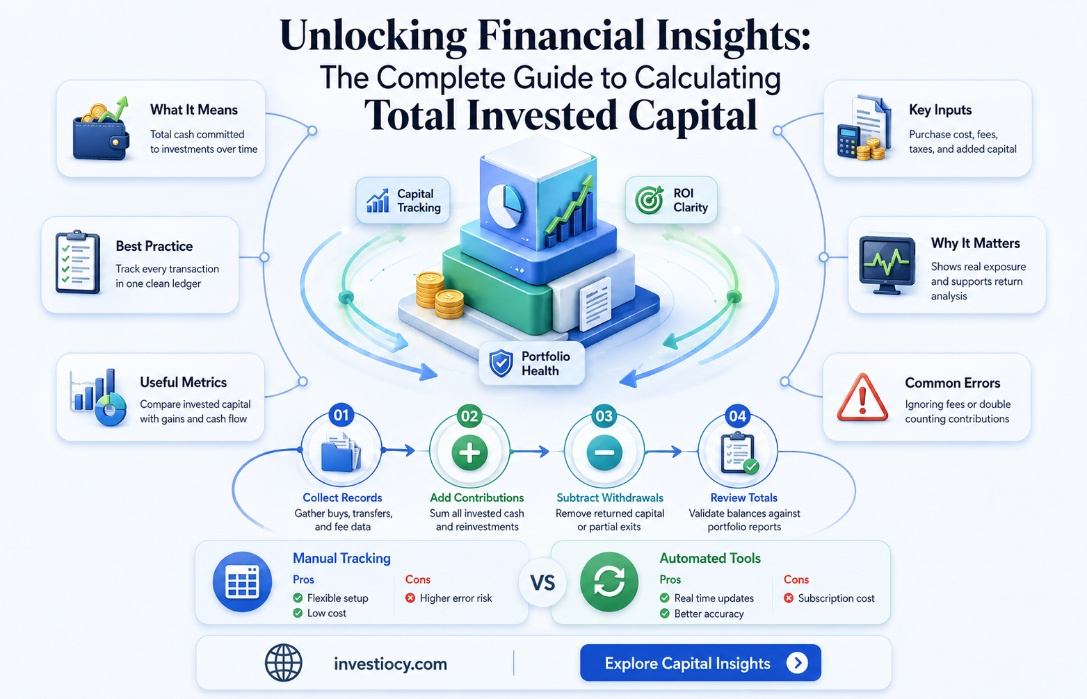 how to calculate total invested capital