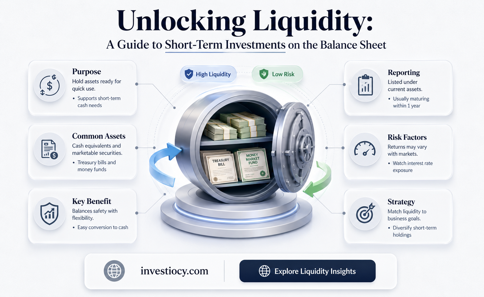 what are short term investments on the balance sheet