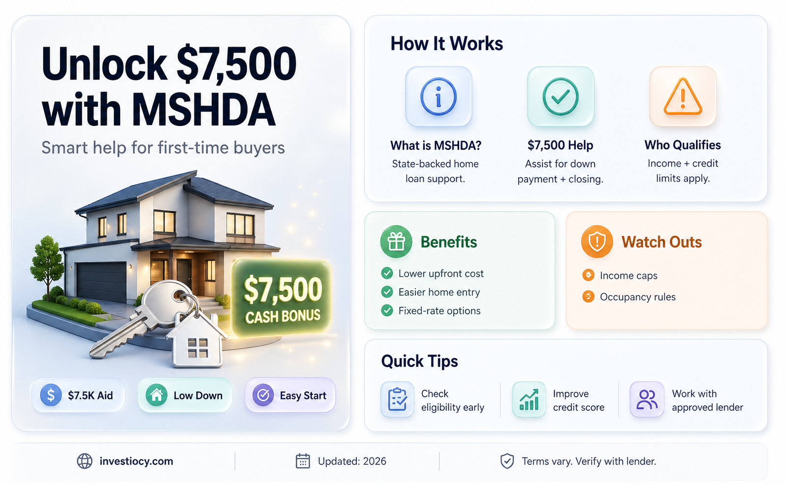 does mshda loan ful 7500