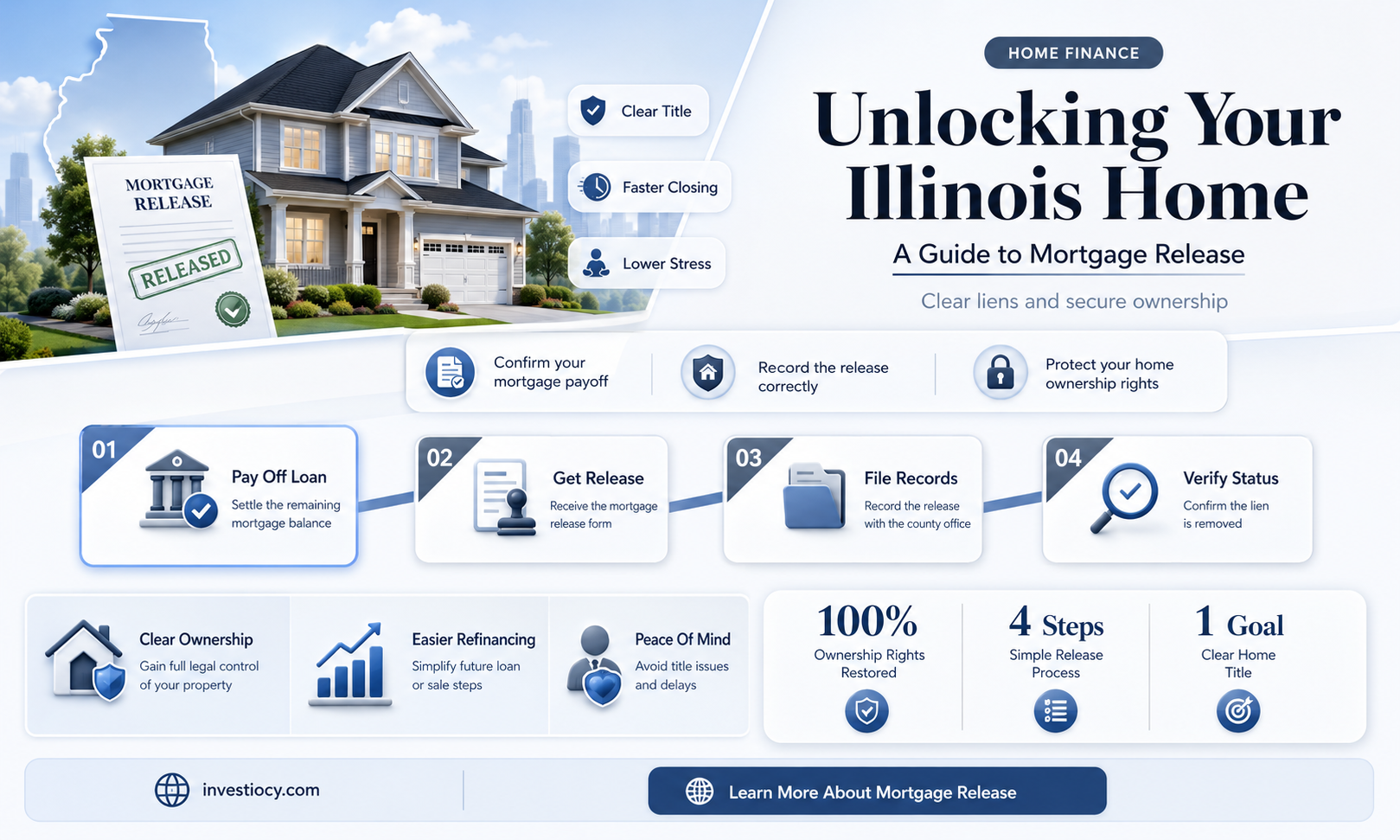 how do you release a mortgage in illinois