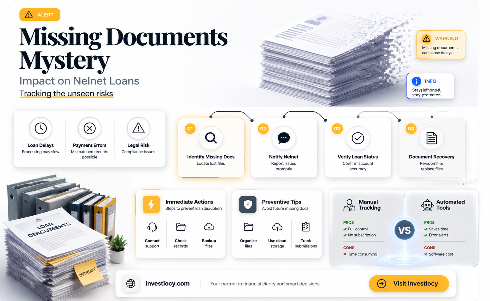 does the national collegiate missing documents effect nelnet loans