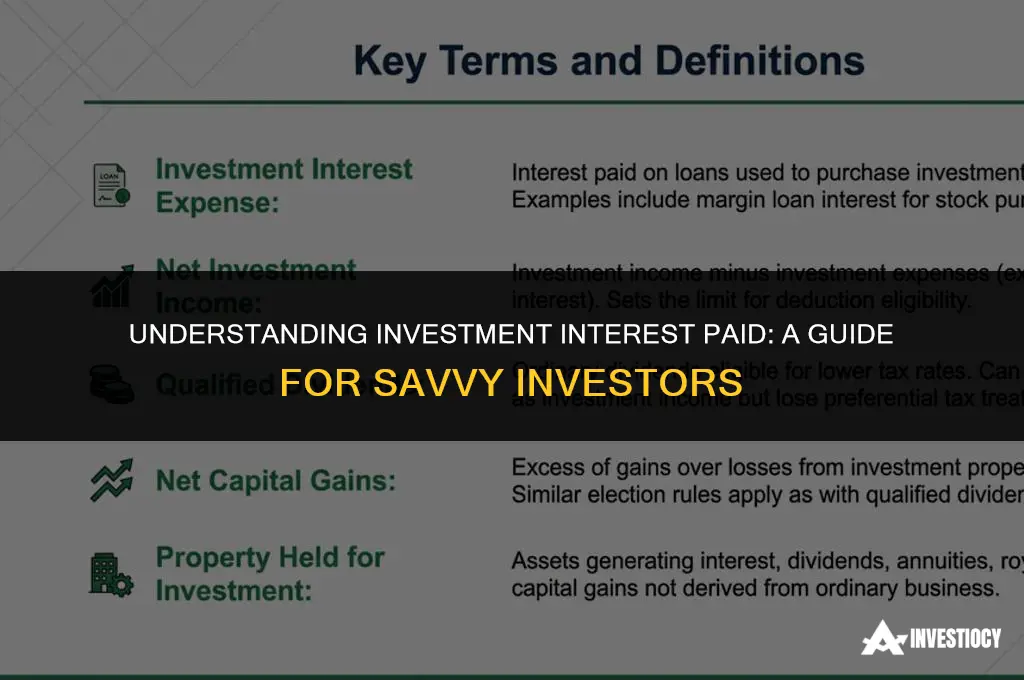 what is investment interest paid