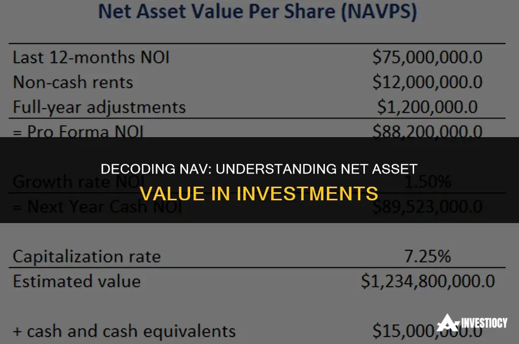 what is nav in investment terms