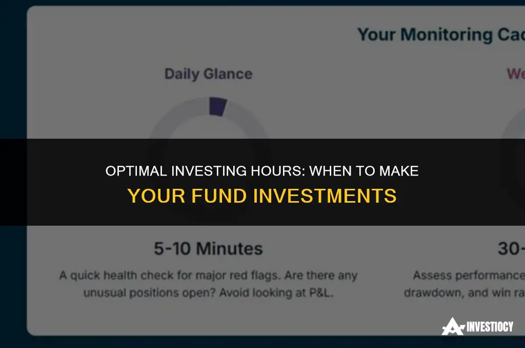 what time of the day to invest in funds